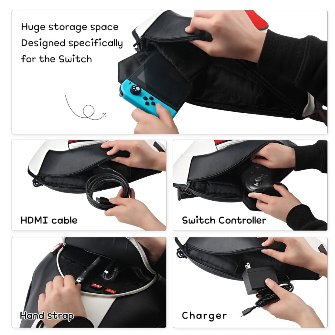 Pokemon Switch Bag for Nintendo Switch Portable Cross Bag