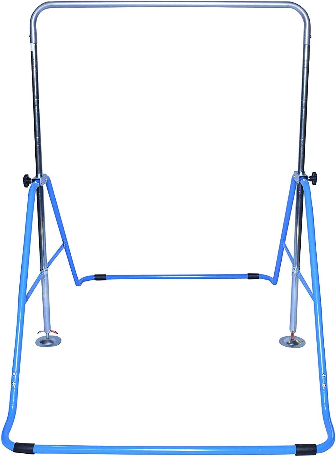 Kids Jungle Gymnastics Expandable Junior Training Monkey Bars Climbing Tower Child Play Training Gym Blue