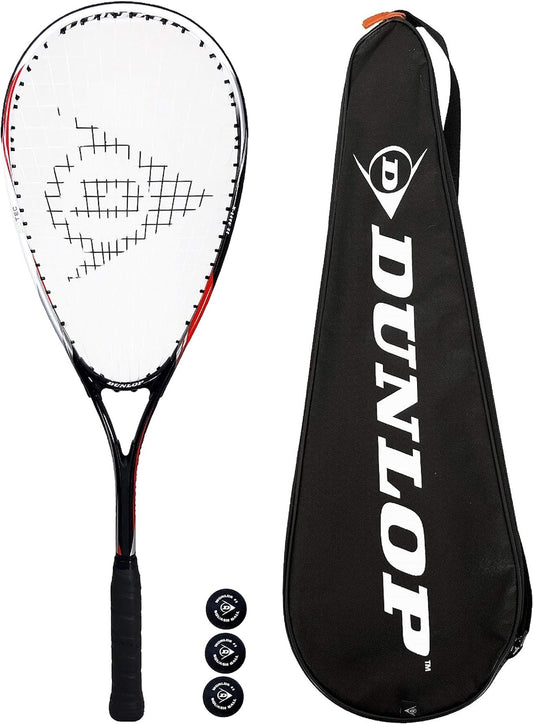 Dunlop Predator Biotec X-Lite Squash Racquet+ 3 Squash Balls